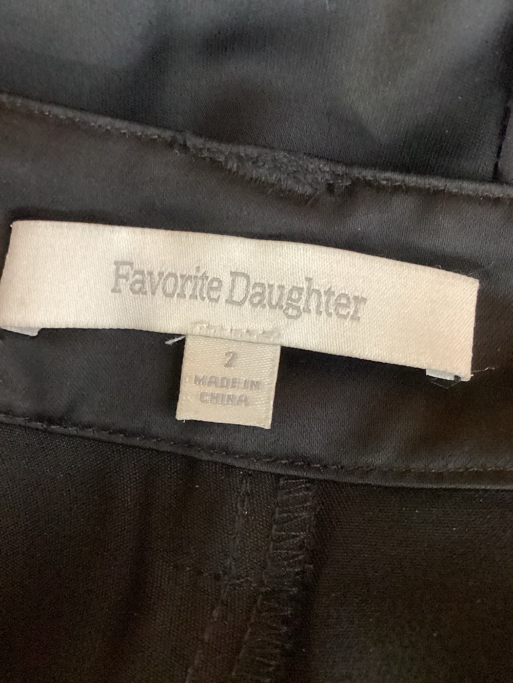 Favorite Daughter Satin Cargo Pants Black Size 2 - Picture 13 of 14